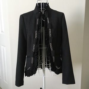 Kensie dark grey military style jacket